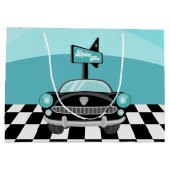 Cute Fifties Diner party Groot Cadeauzakje (Achterkant)