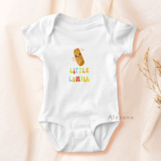 Cute Filipino Food Little Lumpia Baby Bodysuit
