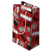 Cute film night patroon tik party bag klein cadeauzakje (Achterkant Gekanteld)