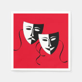 Cute filmmaskertheater servet (Voorkant)