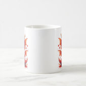 Cute Fire Baby Dragon Mug Koffiemok (Center)