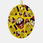Cute Firefighter Ornament (Rechts)