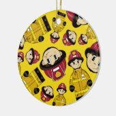 Cute Firefighter Ornament (Links)