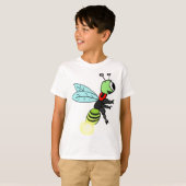 Cute Firefly Flying T-shirt (Voorkant volledig)