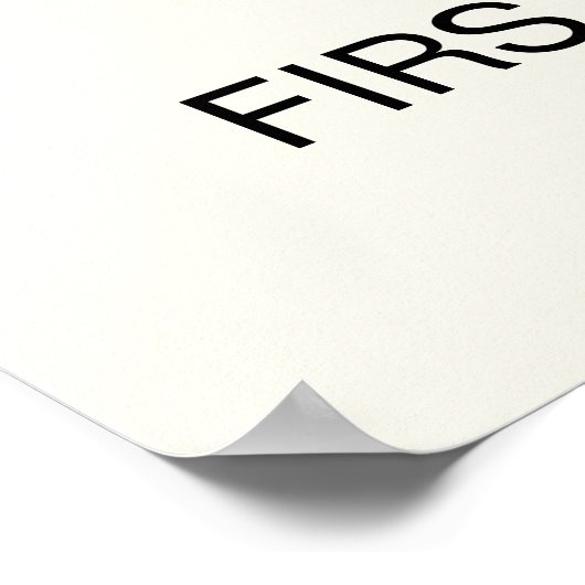 Cute First Birthday with Boho Style Onederful Poster (Hoek)