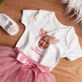 Cute First Christmas Baby Reindeer Romper