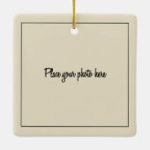 Cute First Christmas in Our New Home Photo Keramisch Ornament (Achterkant)