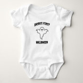 Cute First Halloween Personalized Romper (Voorkant)