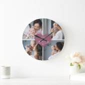 Cute First Moederdag Cadeau | Fotocollage Grote Klok (Huis)