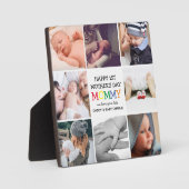 Cute First Moederdag mammie | Fotocollage Fotoplaat (Voorkant)
