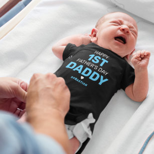 Cute first Vaderdag Baby Bodysuit