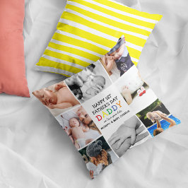 Cute First Vaderdag papa | Fotocollage Kussen