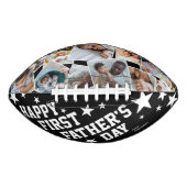 Cute First Vaderdag Photo Collage American Football (Voorkant)