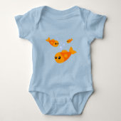 Cute Fish Baby Clothes Romper (Voorkant)