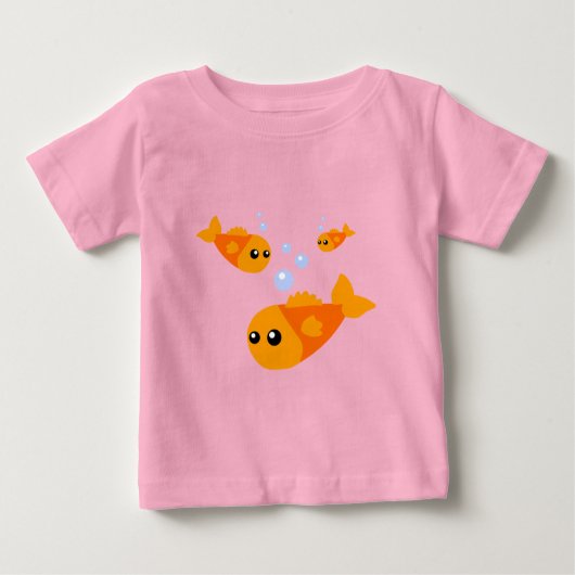 Cute Fish Baby T-Shirt (Voorkant)
