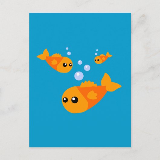 Cute Fish Briefkaart (Voorkant)