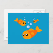 Cute Fish Briefkaart (Voorkant / Achterkant)