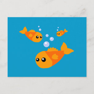 Cute Fish Briefkaart