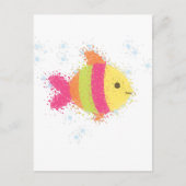Cute Fish Cartoon Briefkaart (Voorkant)