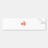 Cute Fish Cartoon Bumpersticker (Voorkant)