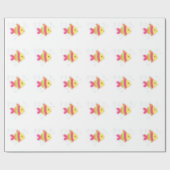 Cute Fish Cartoon Cadeaupapier (Vlak)