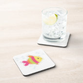 Cute Fish Cartoon Drankjes Onderzetter (Rechterzijde)