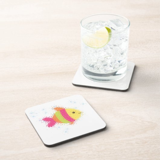 Cute Fish Cartoon Drankjes Onderzetter (Rechterzijde)