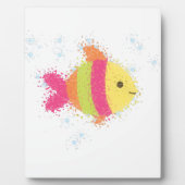 Cute Fish Cartoon Fotoplaat (Voorkant)
