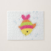 Cute Fish Cartoon Legpuzzel (Horizontaal)