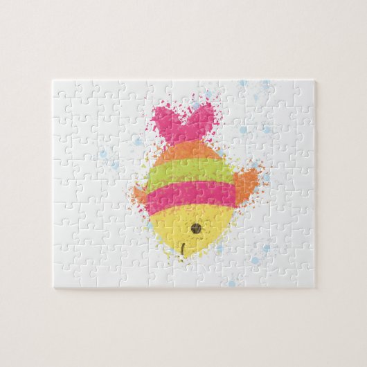 Cute Fish Cartoon Legpuzzel (Horizontaal)