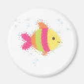 Cute Fish Cartoon Magneet (Voorkant)
