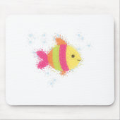 Cute Fish Cartoon Muismat (Voorkant)