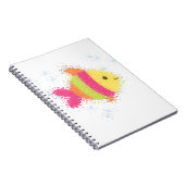 Cute Fish Cartoon Notitieboek (Rechterzijde)