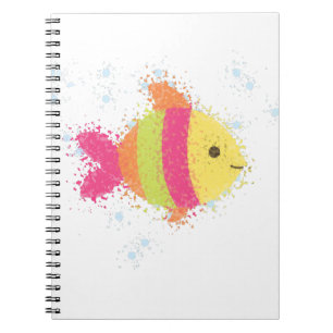 Cute Fish Cartoon Notitieboek