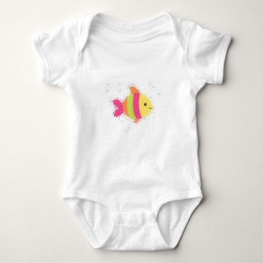 Cute Fish Cartoon Romper (Voorkant)