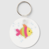 Cute Fish Cartoon Sleutelhanger (Voorkant)