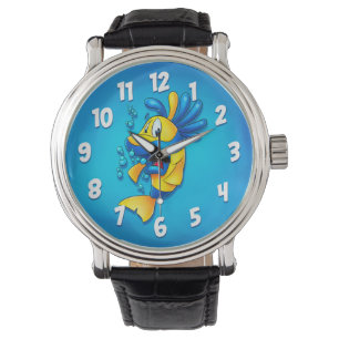 Cute fish cartoon watch horloge