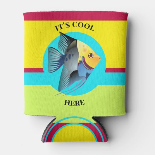 Cute Fish Colorful Koelbox Blikjeskoeler (Voorkant)