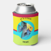 Cute Fish Colorful Koelbox Blikjeskoeler (Blikje Achterkant)