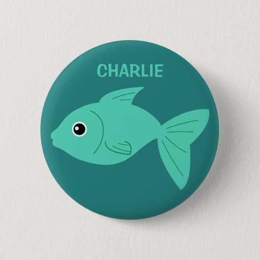Cute Fish custom buttons (Voorkant)