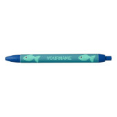 Cute Fish custom pens Blauwe Inkt Pen (Voorkant)