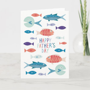 Cute Fish Happy Vaderdag Kaart