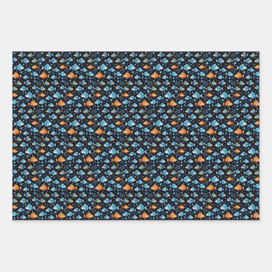 Cute Fish Inpakpapier Vel (Voorkant)