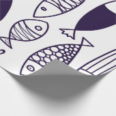 Cute fish. Kids background. Seamless pattern. Can Cadeaupapier (Hoek)