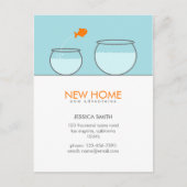 Cute Fish New Home Funny Briefkaarten (Voorkant)