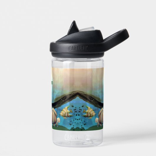 Cute Fish Onderwater Ocean Custom Waterfles (Links)