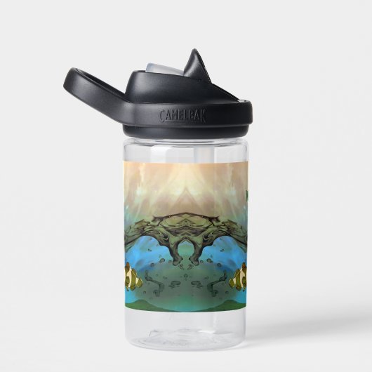 Cute Fish Onderwater Ocean Custom Waterfles (Rechts)