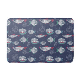 Cute Fish Pattern badmatten