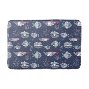 Cute Fish Pattern badmatten