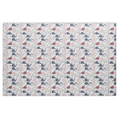 Cute Fish Pattern fabric Stof (Yard (91,4 cm))